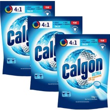 Calgon 4ü1 Arada Ultra Konsantre Toz Kireç Önleyici 750 gr x 3 Adet