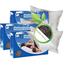 Bonie Gürültüsüz Konforlu Uyku Düzeni Yastığı 3 Adet Kara Buğday Yastığı 50X70CM