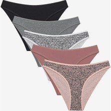 Ditsy 5li Çok Renkli Slip Külot