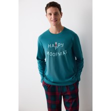 Penti New York Woofmas Çok Renkli Pantolon Pijama Takımı