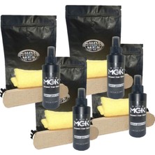Shoem Mgk Shoe Cleaner 4TANEX150 ml Ayakkabı Temizleme Sprey Form ve ile Birlikte Bez ile Fırça