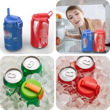 Ratiger 4 Paket 4 Renkli Soda Kutusu Kapağı, Silikon Pipetli, Bpa Içermeyen, Yeniden Kullanılabilir, Soda, Içecek, Meyve Suyu, Soda Kutusu Kapakları Için (Karışık Renkler) (Yurt Dışından)