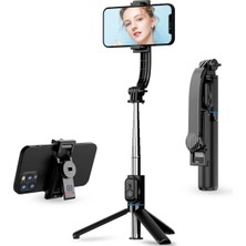 Hobimtek Hp-T13 Çok Amaçlı Selfie Çubuğu Masa Üstü Tripod Kumandalı Selfie 360 Derece Dönebilir 107 cm