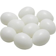 Aquapet Muhabbet Kuşu Kanarya Sahte Yumurta 10 Adet Paket 1.6 cm x 1 cm
