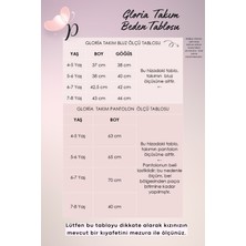 Parla Kids Kız Çocuk Gloria Beyaz Şile Bezi Bluz Pantolon Takım