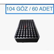 Karaoğlu Vakum Ambalaj Fide Viyolü 60 Adet 104 Göz Fide Viyol Fidelik Fide Altlığı Tohum Yetiştirme Kabı