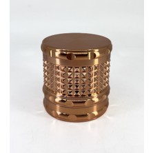 Metal Tüt*n Bitki Öğütücü/grinder - Rose Gold 65X65MM