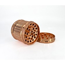 Metal Tüt*n Bitki Öğütücü/grinder - Rose Gold 65X65MM