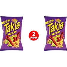 Takis Fuego Kırmızı Acı Biber ve Misket Limon Aromalı Mısır Cipsi 90GR (2 Adet)