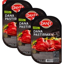 Danet Dana Pastırma Çemeni Sıyrılmış Dilimli 70 G x 3 Adet