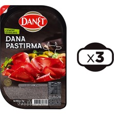 Danet Dana Pastırma Çemeni Sıyrılmış Dilimli 70 G x 3 Adet