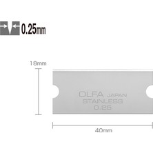 Olfa : Kazıma Bıçak Yedeği (Gsr-1 Uyumlu - 6'lı Tüp)