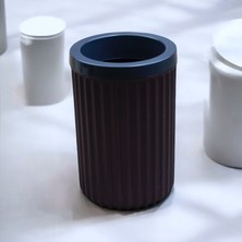 Dore Voir 3 Parça Sert Plastik Banyo Seti / Sıvı Sabunluk Diş Fırçalık ve Katı Sabunluk