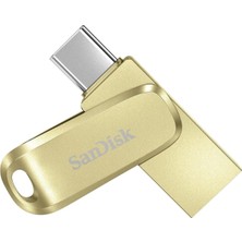 Sandisk Ultra Dual Drive Luxe 256GB Type-C USB 3.2 Flash Bellek Gold SDDDC4-256G-G46GD