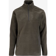 Haki Erkek Dik Yaka Relaxed Polar Sweatshirt C4WM-SWT4201 Polar Sweatshirt C4WM-SWT4201