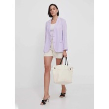 Pepe Jeans Yüksek Bel Normal Krem Kadın Şort PL801093