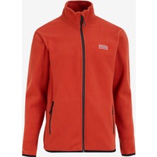 Discovery Expedition Düz Kiremit Erkek Polar Sweatshırt D4WM-SWT3994