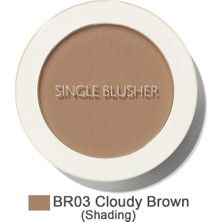 The Saem Single Sebum Kontrolü Sağlayan Tekli Toz Allık Cloudy Brown