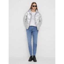 Pepe Jeans Bisiklet Yaka Baskılı Beyaz Kadın T-Shirt PL505747