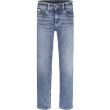 Calvin Klein Normal Bel Indigo Erkek Çocuk Denim Pantolon IB0IB024021A4