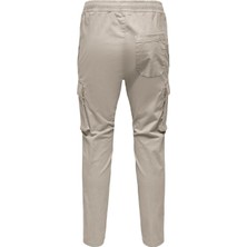 Only & Sons Dar Paça Ekru Erkek Kargo Pantolon Onscam Lıfe Lınus Cargo Pant Pk 236