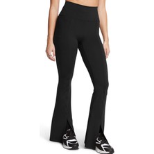 Under Armour Siyah Kadın Yüksek Bel Dar Kalıp Tayt 1386623-001 Fonksiyonel Tasarım