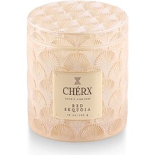 Cherx Bej Mum Red Sequoia Cam Kavanoz Mum