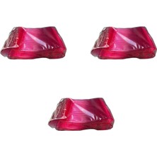 Omeyva Plastik Şeffaf Pembe Sup Kaşık - Tatlı Dondurma Kaşığı - 12.5  cm . - 50 Adetlik 3 Paket