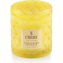 Cherx Sarı Mum Pineapple & Coconutcamkavanoz Mum