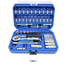 Boss 1/4" 53 Parça Lokma Takımı (7 Adet Uzun Lokma ve 72 Diş Cırcır Kolu)