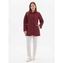 Selen Bordo Kadın Mont 24KSL6110-BB