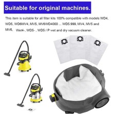 Echo Chicly Karcher Mv4 Mv5 Mv6 Wd4 Wd5 Wd6 Yedek Torba Için Filtre Toz Torbaları (Yurt Dışından)