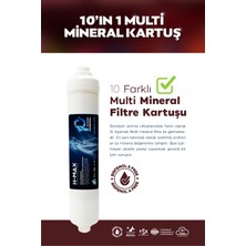 H-MAX Reverse Osmosis System 8 Litre 15 Aşama Mineralli 75 Gpd Su Arıtma Cihazı HMAXS3512