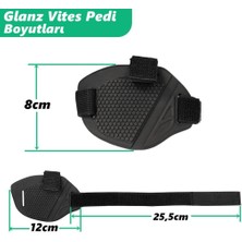Glanz Motosiklet Ayakkabı Koruma Pedi Motor Vites Pedi Ayakkabı Bot Koruma Kauçuk Vites Değiştirici