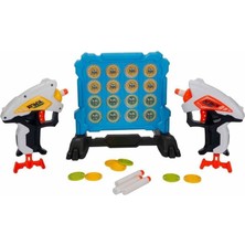 Nessiworld 3574 Zapp Toys Hedef Tahtalı Sünger Dart Atan Silah Seti -Sunman