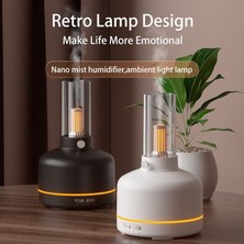 Aet Hava Nemlendirici Aroma Difüzör Retro Lamba 280ML LED Işıklı Koku Yayıcı Buhar Makinesi