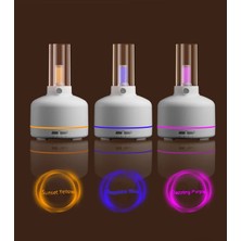 Aet Hava Nemlendirici Aroma Difüzör Retro Lamba 280ML LED Işıklı Koku Yayıcı Buhar Makinesi