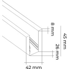 Sıva Altı Magnet Ray 100 cm