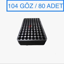 Fide Viyolü 80 Adet 104 Göz Fide Viyol Fidelik Fide Altlığı Tohum yetiştirme kabı