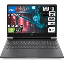 Hp Victus 16-R1015NT I7-14700HX 40-Gbddr5 1 Tbssd RTX4070 (8gb) 16.1" Fhd 144Hz Windows 11 Home Taşınabilir Oyuncu Bilgisayar 9J217EA BTY12