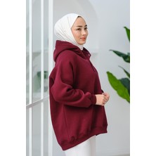 Uğur Butik Kapüşonlu Çıtçıtlı Tunik Sweat
