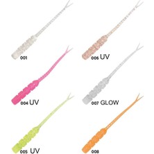 Mustad Aji Worm Bachi-Bachi Lrf Silikon Yemi 5cm 15 Adet