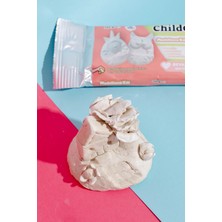 ChildGen Doğal Modelleme Kili (Modelling Clay), Hava ile Kurur (Air-Dry), Beyaz , 250GRAM