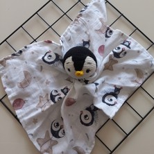 Mars Baby Bebek Amigurumi Örgü Çıngırak Penguen Uyku Arkadaşı