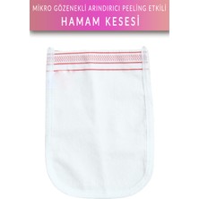 Organiflex Yerli Ipek Kelebek Kese - Mikro Gözenekli Hamam Kesesi