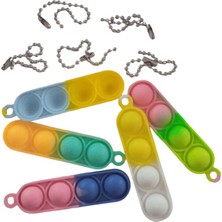 Pop Silikon - Stres Attıran Anahtarlık - Pastel Renkler