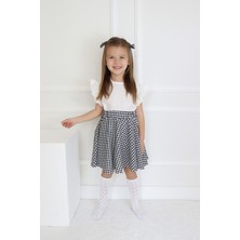Parla Kids Kız Çocuk Kyle Kolsuz Bluz Etek Toka Takım