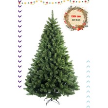 Oyuncak Store 150 cm Yılbaşı Çam Ağacı - Merry Christmas Çam Ağacı - 220 Dal Çam Ağacı