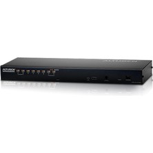 8 Port Cat 5 High-Density Kvm Over Ip Switch