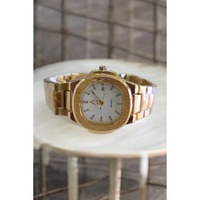 Neorney Çelik Kordonlu Şık Takvimli Erkek Kol Saati